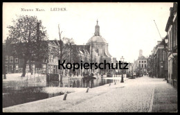 ÄLTERE REPRODUKTION REPRO POSTKARTE LEIDEN NIEUWE MARE Pays-Bas Nederland Ansichtskarte Postcard Cpa AK - Leiden