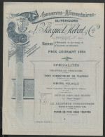 PERIGUEUX TRUFFRES DU PERIGORD, GIBIERS, FOIES GRAS TRUFFES Prix Courant De 1904  Voir Suite - Reclame