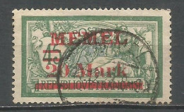MEMEL YVERT NUM. 37 USADO - Used Stamps