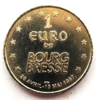 Euro Des Villes/Temporaire - Bourg En Bresse - 1 Euro 1997 - Euros Des Villes