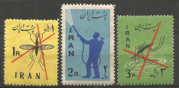 IRAN YVERT NUM. 953/955 SERIE COMPLETA NUEVA SIN GOMA - Iran