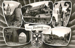 41592799 Friedberg Hessen Kaiserstr. Wappen Hirschgraben Burgtor Adolfsturm Frie - Friedberg