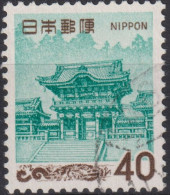 1968 Japan-Nippon ° Mi:JP 995, Sn:JP 883A, Yt:JP 840A, Yomei Gate To The Mausoleums Of The Tokugawa Shoguns, Nikko - Usati