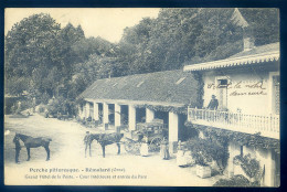 Cpa Du 61 Perche Pittoresque  Rémalard - Grand Hôtel De La Poste -- Cour Intérieure Et Entrée Du Parc     STEP10 - Remalard