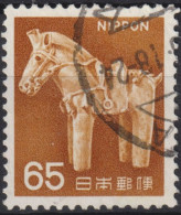 1966 Japan-Nippon ° Mi:JP 939, Sn:JP 887, Yt:JP 842, Haniwa (Ancient Clay) Horse - Orange-brown - Used Stamps