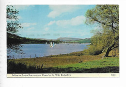 SAILING ON COMBS RESERVOIR NEAR CHAPEL EN LE FFRITH. - Derbyshire