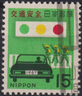 1967 Japan-Nippon ° Mi:JP 966, Sn:JP 910, Yt:JP 869, 20th Anniversary Of Road Safety Campaign - Gebruikt