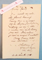 ● L.A.S Christiane Née Bastion Compagne Peintre Adolphe WILLETTE - L'Isle Adam - Messien - Lettre Autographe - Painters & Sculptors