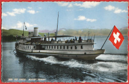 Ferrie " Genève " Sur Le Lac Léman - CPSM écrite 1964 BE ( Pli Sur Un Angle ) - Ferries