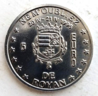 Euro Des Villes/Temporaire - Royan - 5 Euros 1996 - Euros Of The Cities