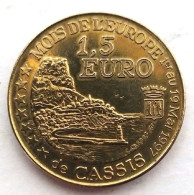 Euro Des Villes/Temporaire - Cassis - 1,5 Euro 1997 - Euro Delle Città