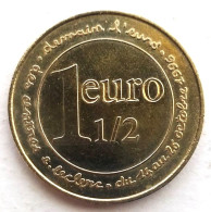 Euro Des Villes/Temporaire - Centres Leclerc Demain L'euro - 1 Euro 1/2 1996 - Euros Of The Cities