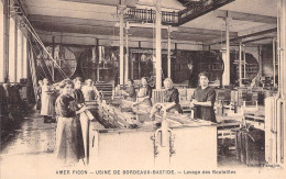 FRANCE - Amer Picon - Alcool - Usine De Bordeaux Bastide - Lavage Des Bouteilles - Carte Postale Ancienne - Bordeaux