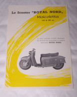 PUB PUBLICITE LE SCOOTER ROYAL NORD MAICOLETTA 175 ET 250 CC, HASSELT - Motor Bikes