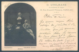 Opéra Odéon Costume Costumier O. STELMANS 16 Rue Dupetit-Thouars PARIS 3e Signature Autographe Triumvirat - Opéra