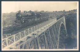 ZIMBABWE Southern Rhodesia Victoria Falls Railway Bridge Train  Carte Photo - Zimbabwe