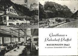11639247 Wasserauen Gasthaus Bahnhof-Buffet Wasserauen - Autres & Non Classés