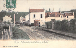 FRANCE - St Leu - Vieilles Maisons De La Rue De La Marée - Colorisé - Carte Postale Ancienne - Saint Leu La Foret