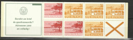 Suriname Boekje, Booklet PB 4ap MNH/**/postfris - Suriname