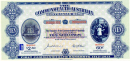 Australia 2013 First Commonwealth Banknote  Minisheet MNH - Neufs