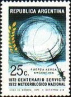 ARGENTINA - AÑO 1972 -  Servicio Nacional De Meteorología. - MNH - Unused Stamps