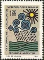 ARGENTINA - AÑO 1974 - Centenario De La Organización Meteorológica Internacional. - MNH - Ungebraucht