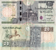 Egypt / 20 Pounds / 2012 / P-65(h) / VF - Egypt