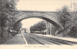 FRANCE - Fin D'oise - Gare Et Entrée Du Viaduc - Carte Postale Ancienne - Sonstige & Ohne Zuordnung