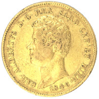 Italie-Royaume De Sardaigne-20 Lire Charles-Albert Ier 1846 Turin - Italian Piedmont-Sardinia-Savoie