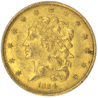 Etats-Unis- 5 Dollars "Classic Head" 1834 Philadelphie - Sin Clasificación