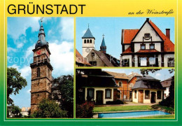 73834217 Gruenstadt Turm Kirche Hotel Gruenstadt - Grünstadt