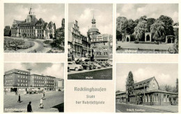 73709825 Recklinghausen Westfalen Staedt. Saalbau Ehrenmal Rathaus Markt Recklin - Recklinghausen