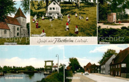 73709801 Flaesheim Gartenmotiv Stiftskirche Ehrenmal Hauptstrasse An Der Schleus - Haltern