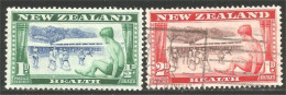 706 New Zealand 1948 Children Playing Jeux Enfants (NZ-43) - Unused Stamps