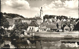 72374926 Schwandorf Partie An Der Naab Mit Blick Zur Kirche Schwandorf - Schwandorf