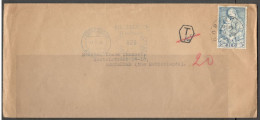 Ireland. Stamp Sc.151 On Letter, Sent From Cork On 29.12.1954 To The Netherland With Blue Machine Pictorial Cancellation - Briefe U. Dokumente