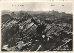 11666185 Saentis AR Gr Und Kl Mythen Pilatus Rigi Vom Saentis Saentis AR - Autres & Non Classés