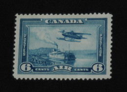 CANADA 1938, Seaplane Over River Mackenzie, Ships, Airplane, Mi #211, MLH* (MH), CV: €15 - Unused Stamps