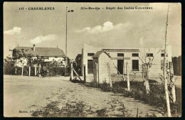 A66  MAROC CPA CASABLANCA - AIN BOURJA , DEPOT DES ISOLÉS COLONIAUX - Collections & Lots