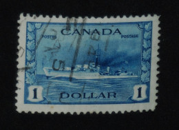 CANADA 1942, Destroyer "Cossack", Ships, Mi #229, Used - Oblitérés