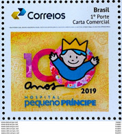 PB 143 Brazil Personalized Stamps Hospital Pequeno Principe Health Gummed 2019 - Personalisiert