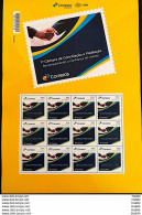 PB 141 Brazil Personalized Stamp Mediation And Conciliation Law 2019 Sheet G - Personalized Stamps