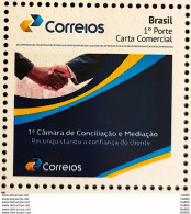 PB 141 Brazil Personalized Stamp Mediation And Conciliation Law 2019 - Personalisiert