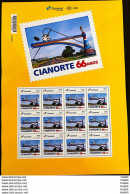 PB 139 Brazil Personalized Stamp 66 Years Cianorte City 2019 Sheet - Personnalisés