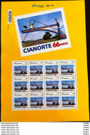 PB 139 Brazil Personalized Stamp 66 Years Cianorte City 2019 Sheet - Gepersonaliseerde Postzegels