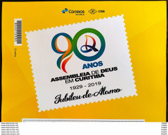 PB 140 Brazil Personalized Stamp Assembly Of God Religion Curitiba 2019 Vignette G - Gepersonaliseerde Postzegels