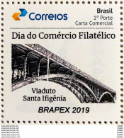 PB 124 Brazil Personalized Stamp BRAPEX Philatelic Trade 2019 - Personalized Stamps