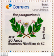 PB 121 Brazil Personalized Stamp Philatelic Meeting Santa Catarina 2019 - Personnalisés