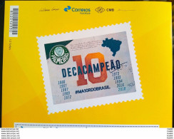 PB 118 Brazil Personalized Stamp Palmeiras Soccer Football 2019 Vignette G - Personnalisés