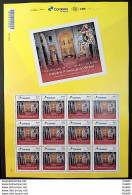 PB 107 Brazil Personalized Stamp Primacial Cathedral Of Brazil Interior Gummed Religion 2019 Sheet - Personalized Stamps